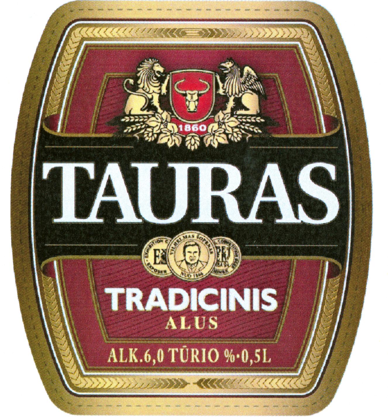 Prekės ženklas: 1860 TAURAS TRADICINIS ALUS